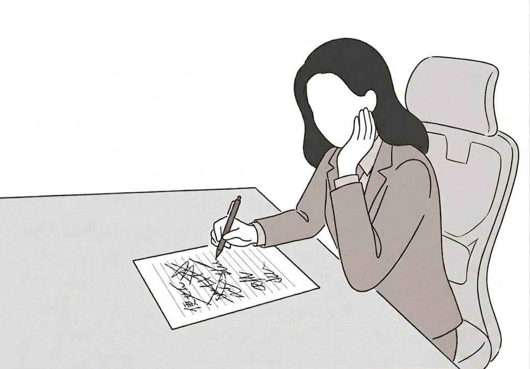 手書きDM施策をやりきれないイメージ
